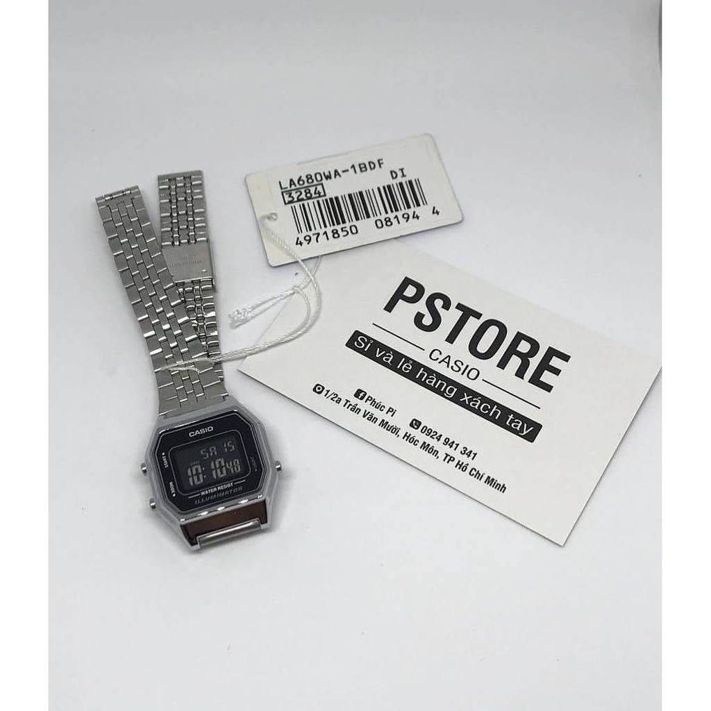 [HOT 2021]Đồng hồ nữ Casio LA680 dây đeo thép không gỉ cổ điển , sang trọng , đẳng cấp-full box thiếc chính hãng