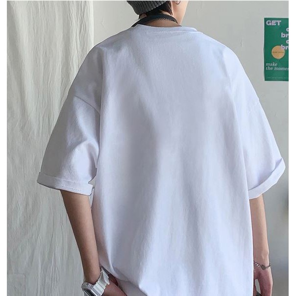 ÁO THUN, ÁO PHÔNG TAY LỠ UNISEX FORM RỘNG OVERSIZE NELLY MẶT CƯỜI ANIME M683