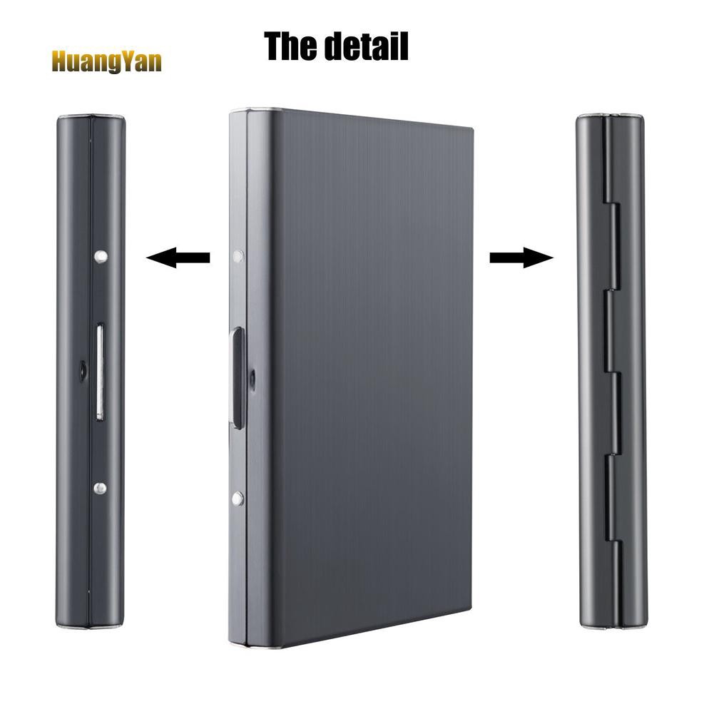 Hộp đựng thẻ bằng thép không gỉ RFID | BigBuy360 - bigbuy360.vn