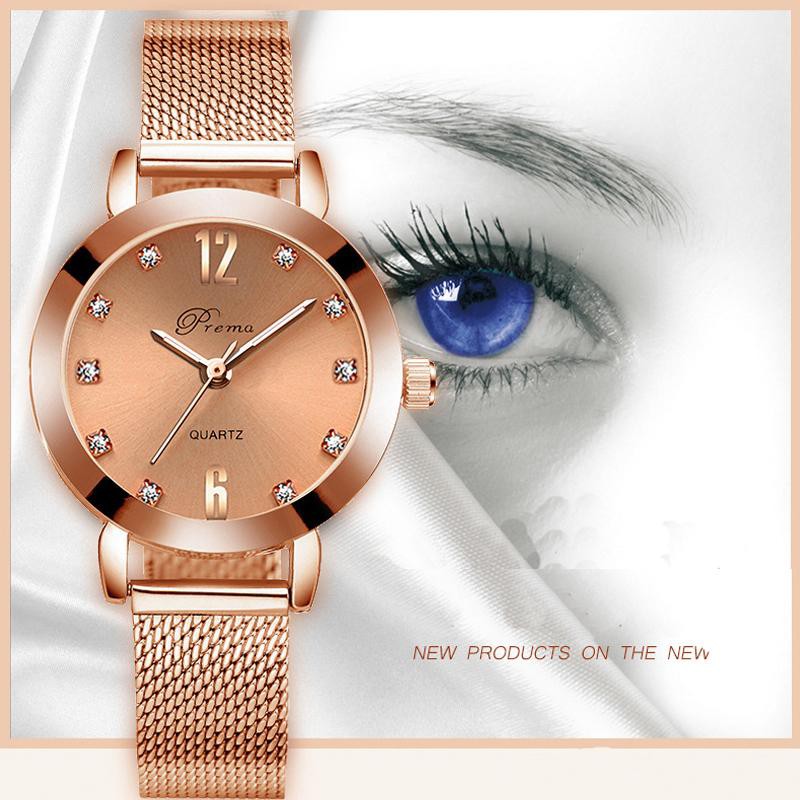 Đồng Hồ Nữ Prema J1098S Japan Mặt số đính đá cao cấp + Tặng kèm Hộp & Pin | BigBuy360 - bigbuy360.vn