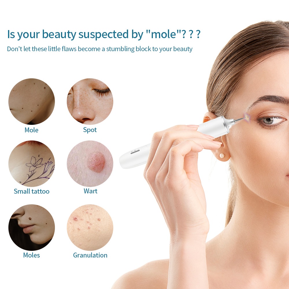 Foreverlily Bút Laser Xóa Nốt Ruồi/Hình Xăm/Tàn Nhang Làm Đẹp Tiện Dụng