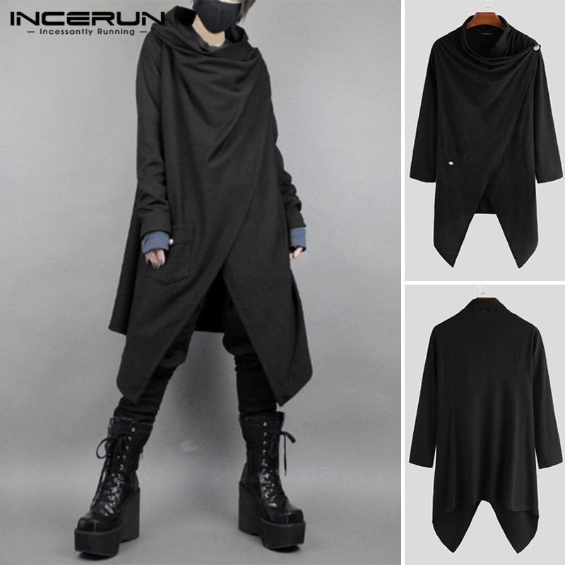 Áo khoác màu đen thời trang Gothic sành điệu