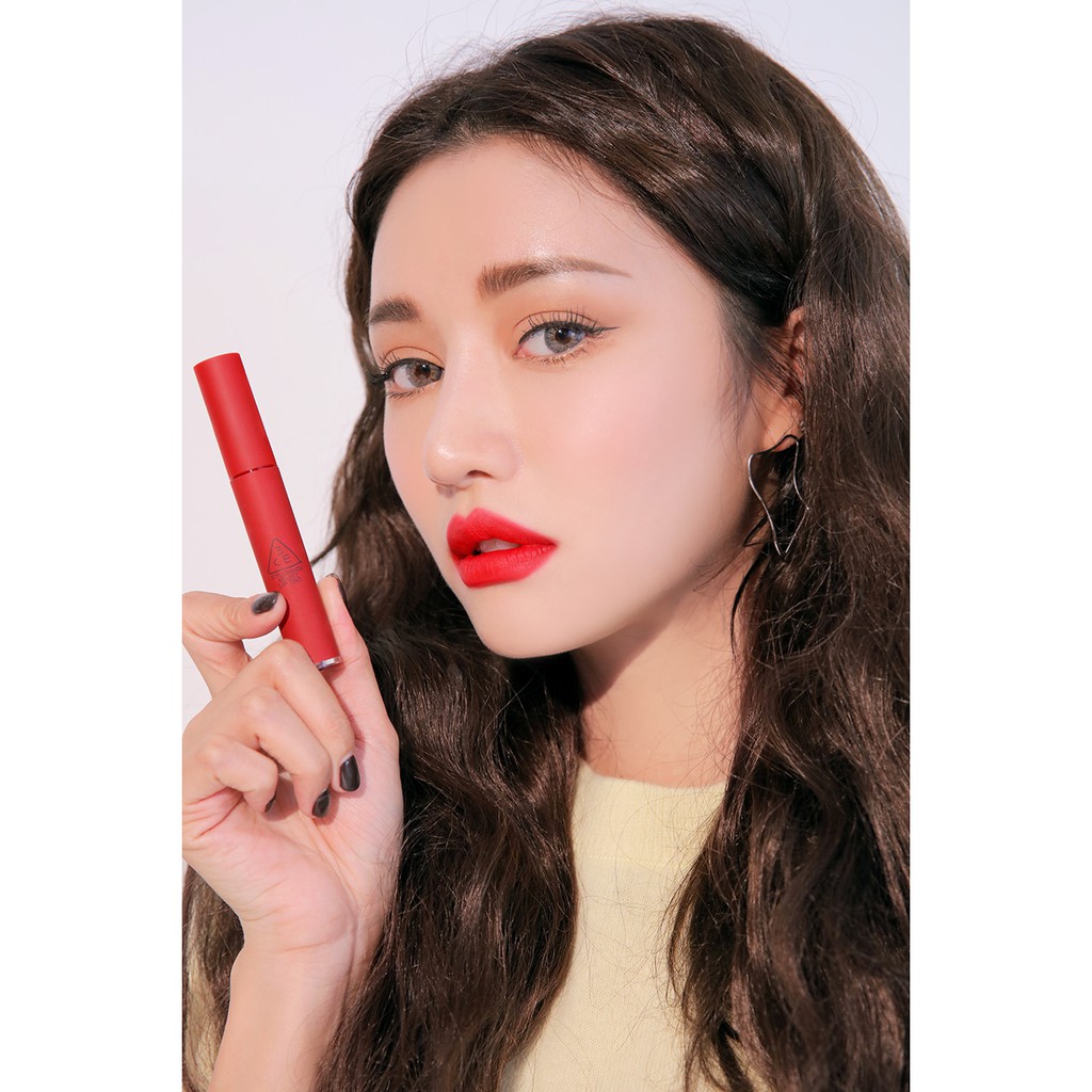 Son kem lì màu đỏ thuần STYLENANDA VELVET LIP TINT 4G #BEST_EVER | BigBuy360 - bigbuy360.vn