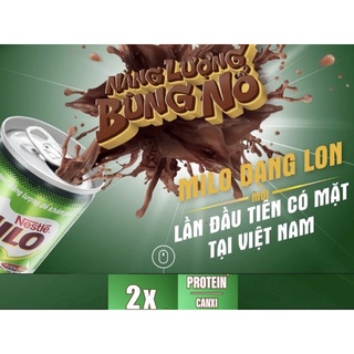 [Lon Lẻ] Sữa lúa mạch Milo Active Go lon 240ml
