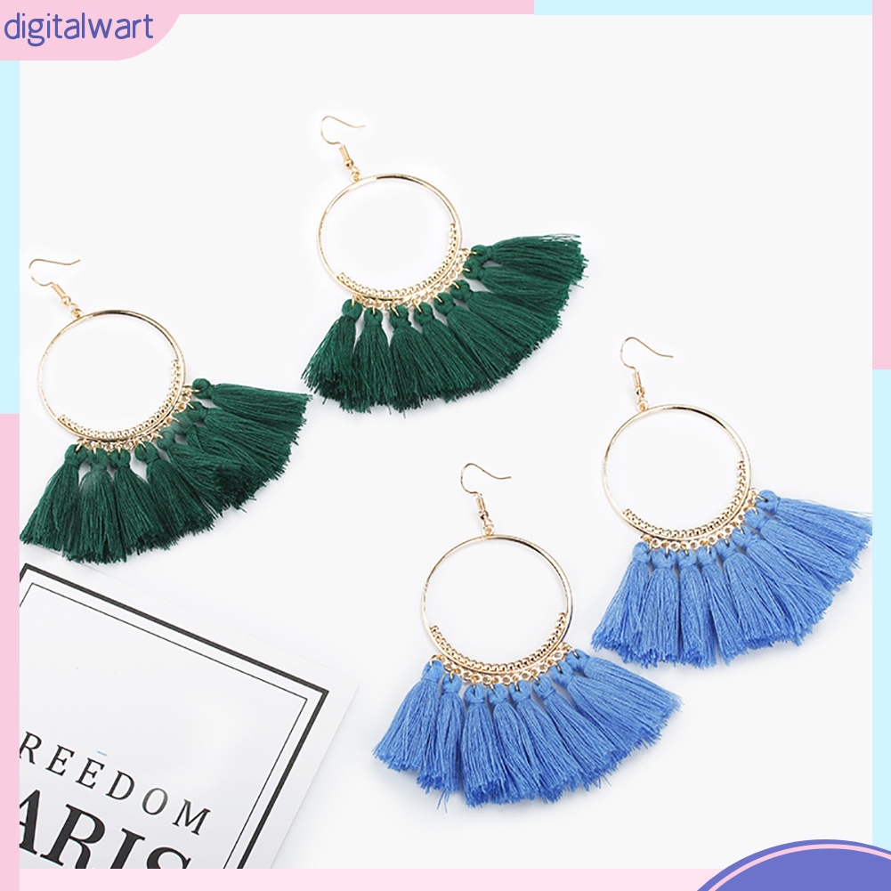 Hoa Tai Kim Loại Phong Cách Bohemia Thời Trang Cho Nữ