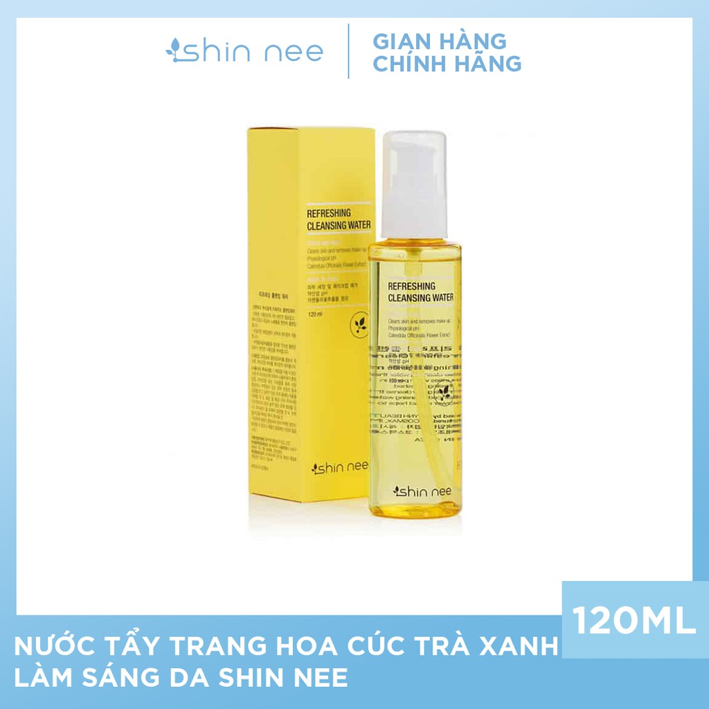 [Mã BMBAU50 giảm 7% đơn 99K] Nước tẩy trang rửa mặt Shin Nee Hoa Cúc Trà Xanh (120ml)