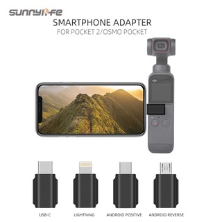 Đầu Chuyển Đổi lightning micro usb-c Cho dji pocket 2 / osmo pocket