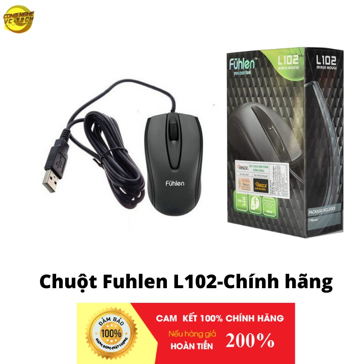 Chuột Có Dây Chuyên GAME Fuhlen L102-Hàng chính hãng