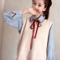 Sét gile len + sơ mi nữ