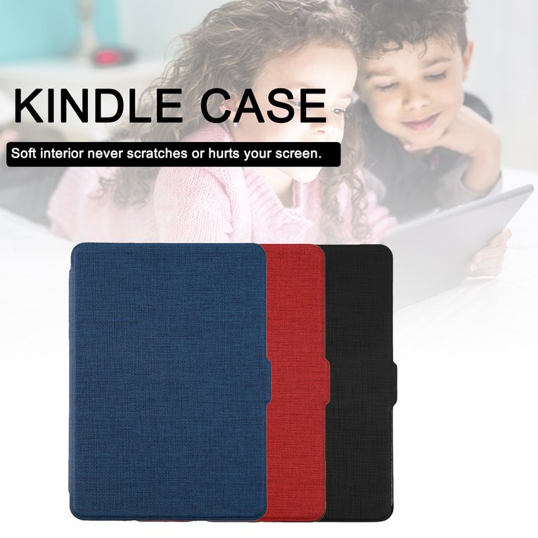 Bao Da Máy Đọc Sách Pu Từ Tính Cho Kindle Paperwhite 3 1 2