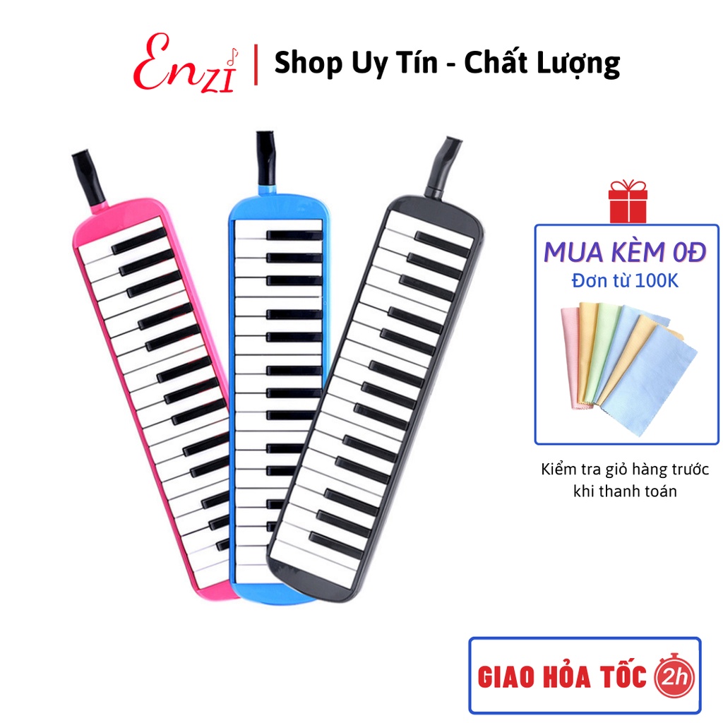 Kèn Melodica 32 và 37 Phím Đàn Piano nhỏ cho bé tặng kèm túi đựng chất lượng Enzi