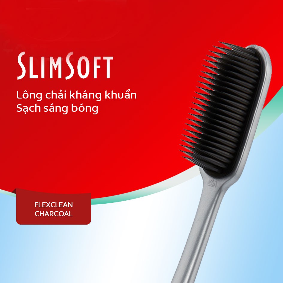 Bàn Chải Đánh Răng Colgate Slimsoft Flex Clean Charcoal