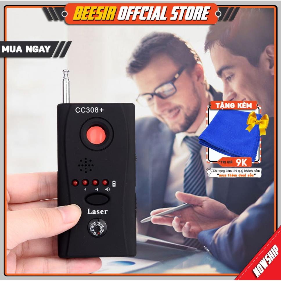 Thiết Bị Dò Máy Định Vị Máy Ghi Âm Camera Quay Trộm CC308+ - Hàng Chính Hãng BEESIR