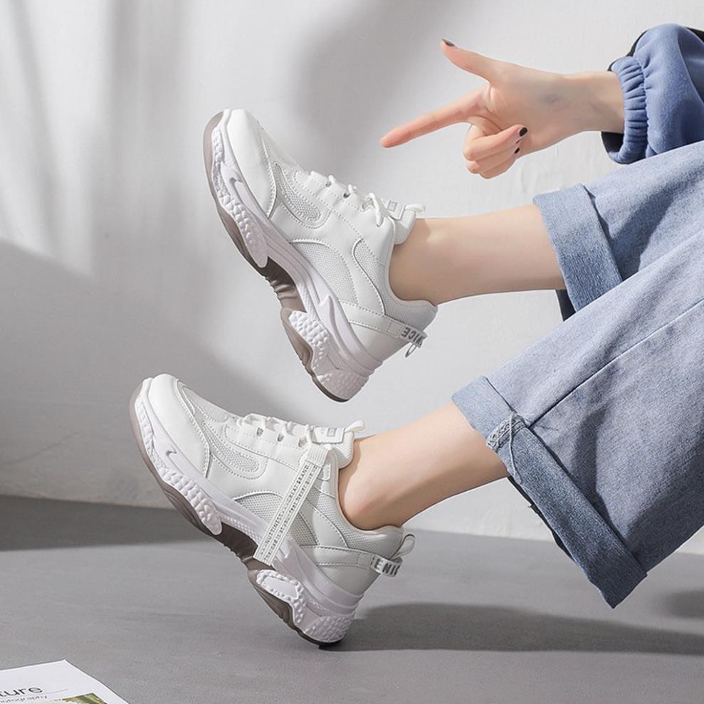 Giày Sneaker Nữ [ FREESHIP ] Giày Thể Thao Nữ Đế Tăng Chiều Cao 3-5 cm Phong Cách Siêu Ngầu - G15 free ship | BigBuy360 - bigbuy360.vn