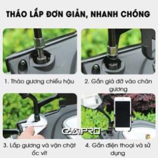 Giá Đỡ - Kẹp Điện Thoại Gắn Xe Máy C2 Chống Cướp Cực Chắc Chắn
