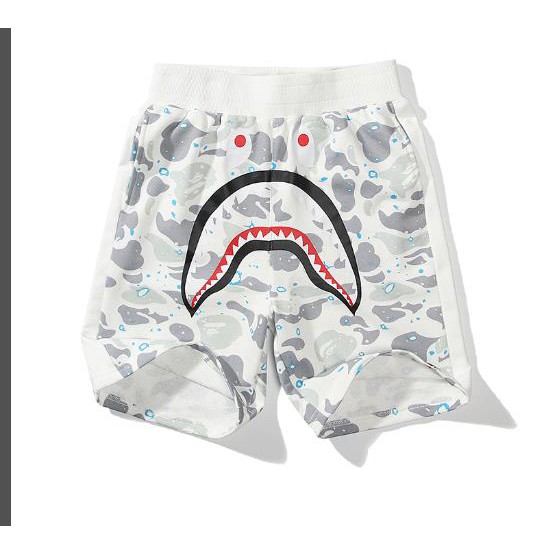 Quần short BAPE chất liệu cotton thêu trang trí thời trang dành cho cả nam và nữ