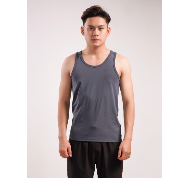 Áo tank-top nam ARISTINO dáng Slim fit tôn dáng, cotton thấm hút mồ hôi tốt, co giãn nhẹ -  ATT010S8