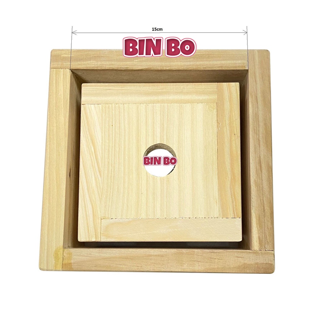 Combo 2 Khuôn gói bánh chưng bằng gỗ Vạn Lợi Dragon - 1 bộ khuôn lớn + 1 bộ khuôn nhỏ