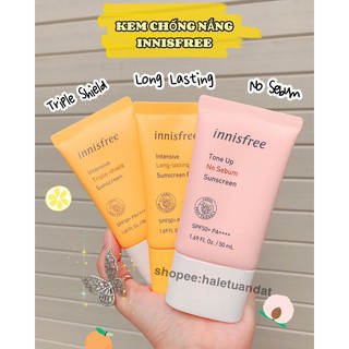 Kem chống nắng nâng tone trắng da Innisfree Hàn Quốc