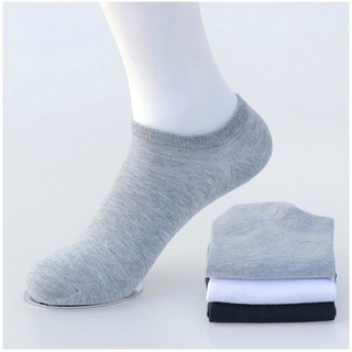 Tất cotton FHYL trung tính thoáng khí màu đen / trắng / xám