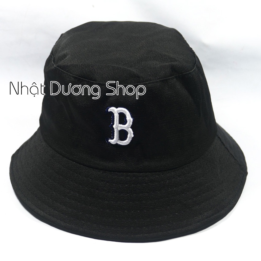 Nón bucket tai bèo thêu chữ B &amp; 68 Sports &amp; B1856 chất liệu vải Cotton cao cấp thoáng mát mà hợp thời trang