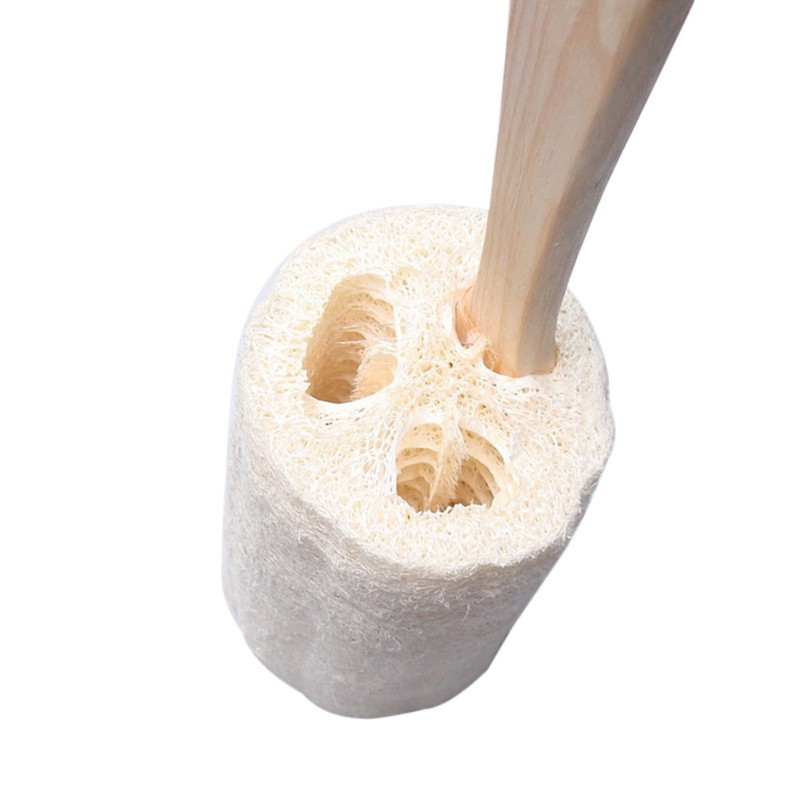 Bàn chải xơ mướp dùng cọ lưng khi tắm kích thước 42*12*6cm