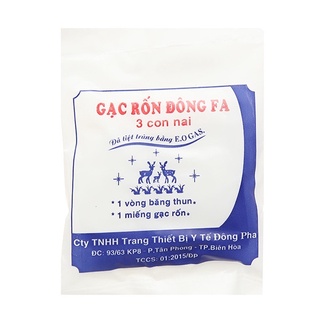 Băng Rốn Đông Fa, Gạc Rốn Cho Trẻ Sơ Sinh Hộp 3 Miếng