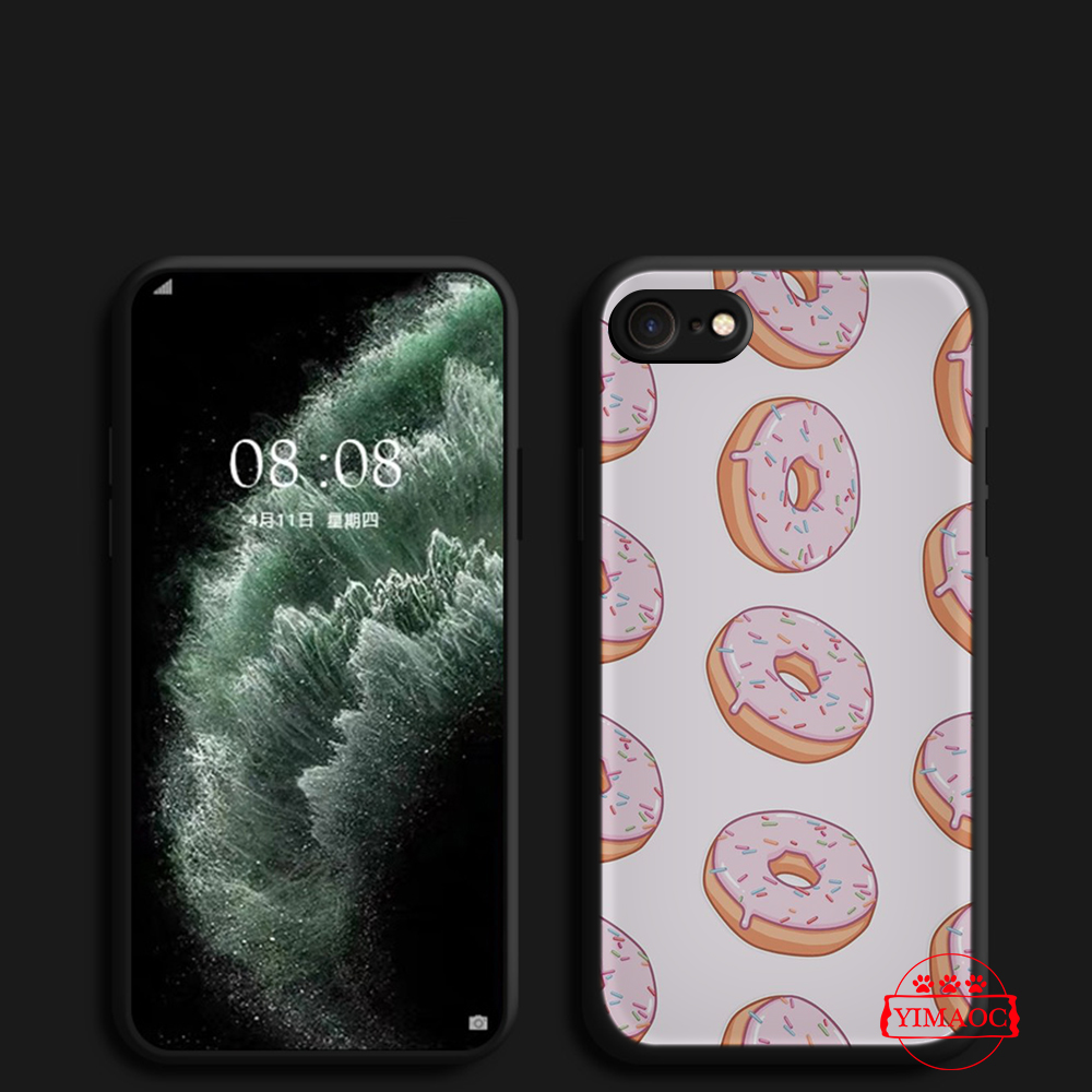 Realme 8 C20 C31 V15 GT NEO Narzo 30A OPPO Find X3 Pro Soft Case 44WS Donuts