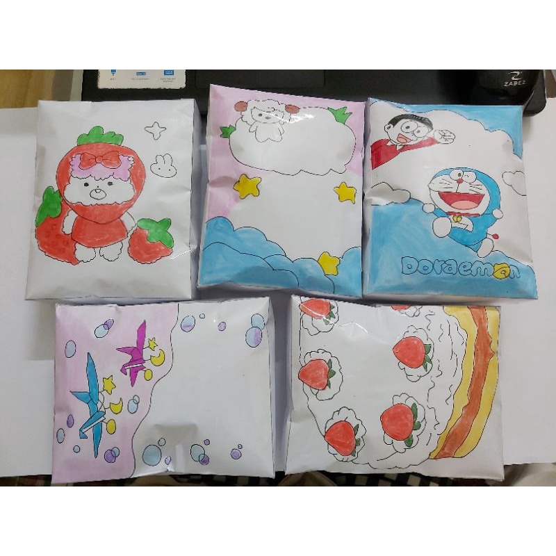 Squishy giấy các loại chậm tăng dễ thương
