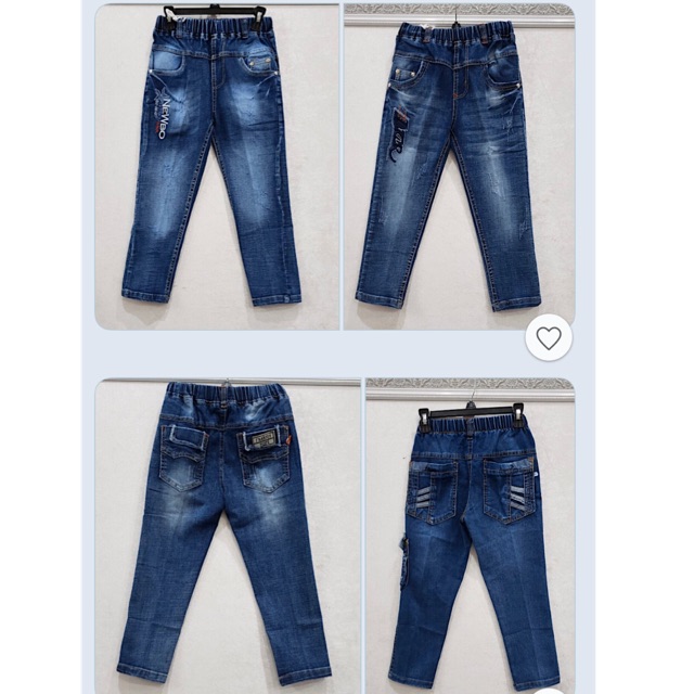 Quần Jeans dài bé trai 20kg -30kg KLDX