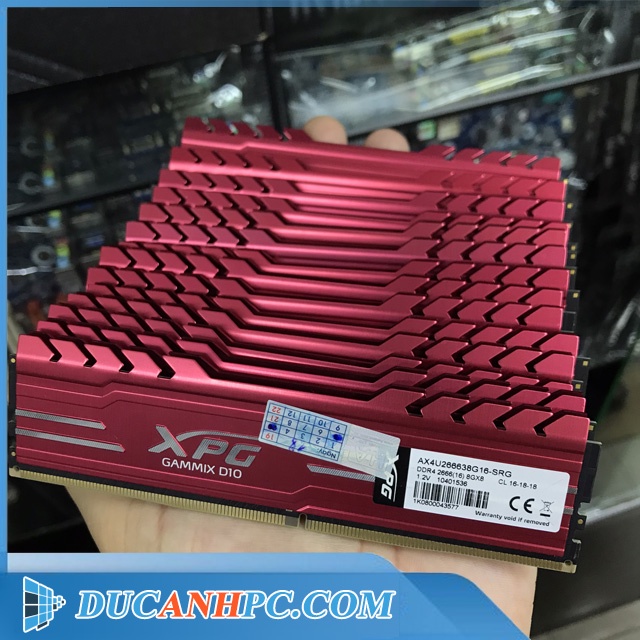 Ram DDR4 8GB ADATA XPG - XPG D10 Bus 2666 - Bảo hành hãng 5/2023