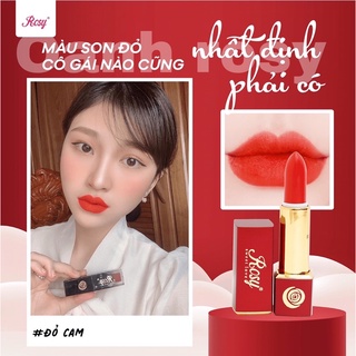 Kem đỏ cam sáp cam đỏ rosy