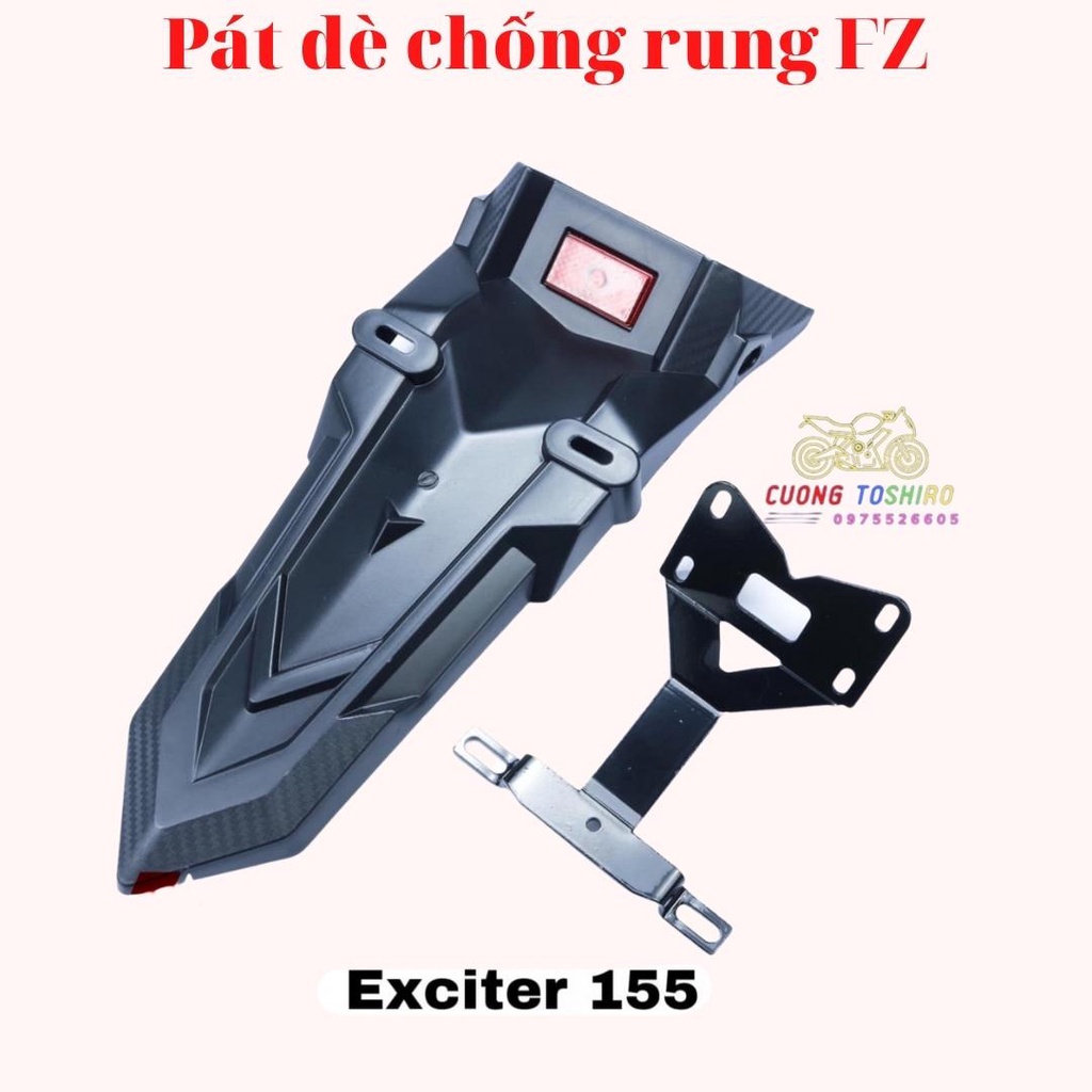 Dè FZ chắn bùn  kèm pát chống rung xịn  lắp cho các dòng xe exciter 150 lắp như zin bảo hành 1 năm