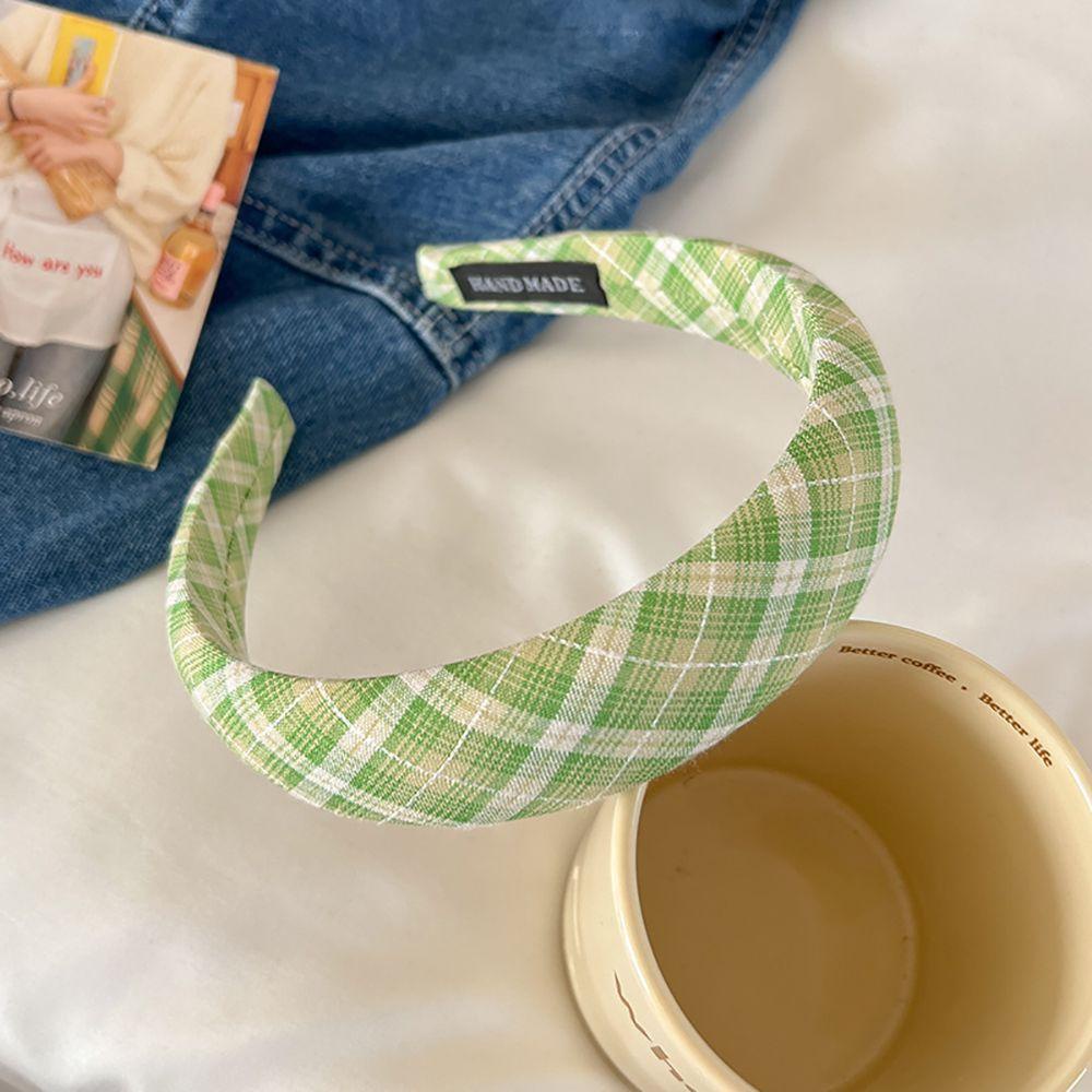 Băng Đô Cài Tóc Bản Rộng Họa Tiết Kẻ Sọc Thời Trang Tinh Tế WMES15H Cho Nữ