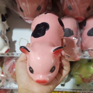 Heo đốm con gốm sứ  trang trí - tiết kiệm đồ chơi cho bé