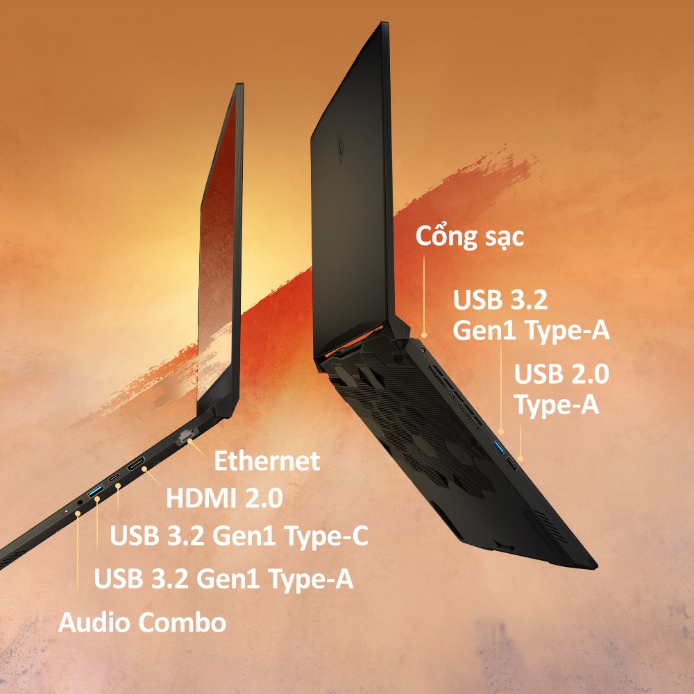 Laptop MSI Katana GF76 11UC 096VN (Core i7-11800H | 8GB | 512GB | RTX 3050 4GB | 17.3 inch FHD | Win 10 | Đen) | BigBuy360 - bigbuy360.vn