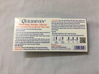 [SALE SẬP SÀN] Combo 30 que thử thai QUICKSEVEN