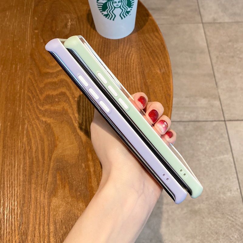 Ốp điện thoại khung màu tương phản bảo vệ toàn diện cho Huawei Mate30 4Pro Mate 40RS Porsche P30 P40 P50 Pro