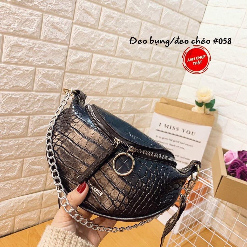 Túi Đeo Chéo Bao Tử, Túi Bao Tử Đeo Chéo Nữ Hottrend 2021 🧡🧡🧡 Freeship