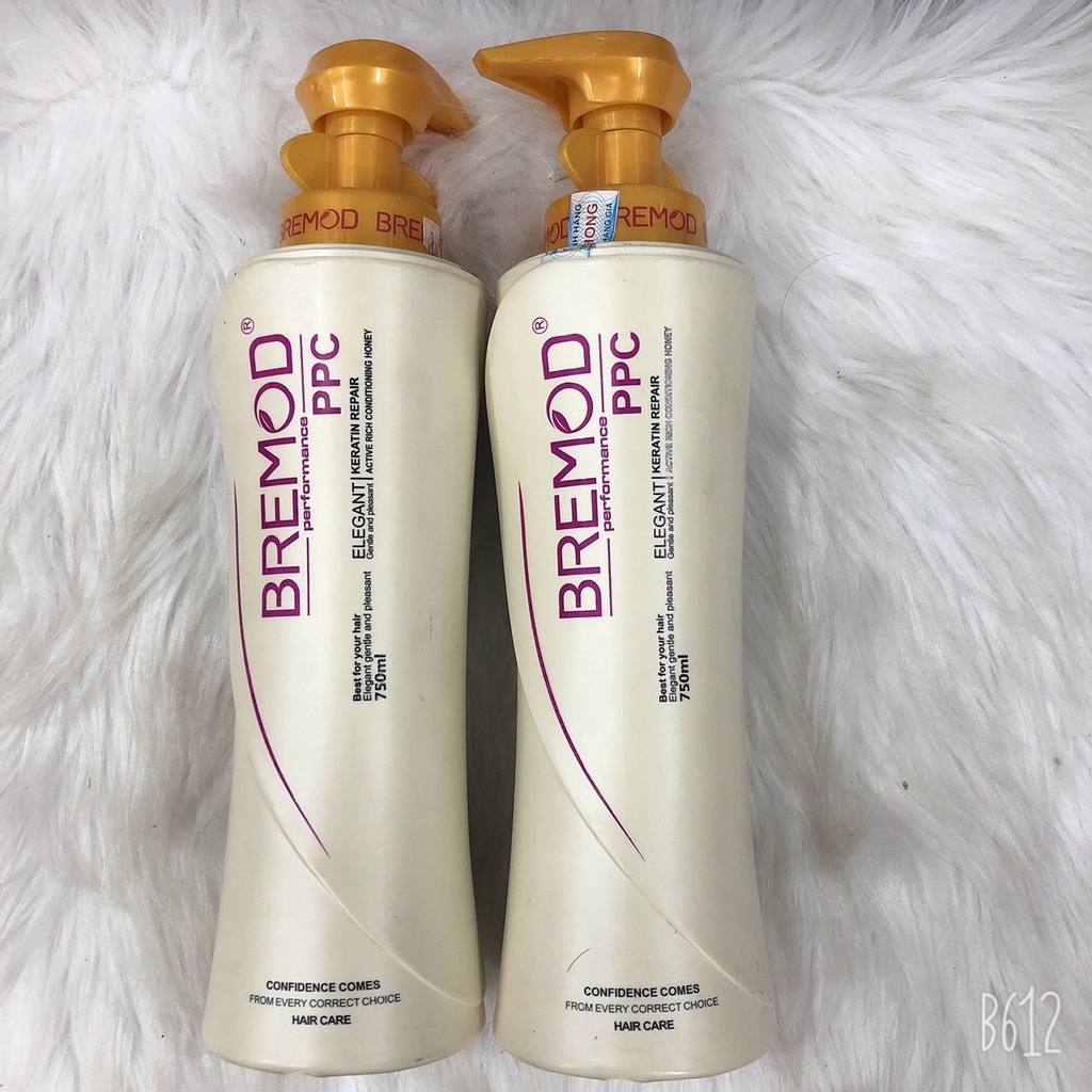 Keratin PPC BREMOD Repair hấp phục hồi tóc hư tổn 750ml