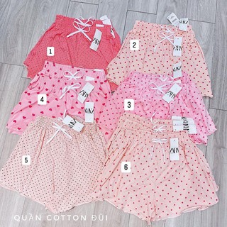 Quần short cotton HỒNG SIÊU MÁT