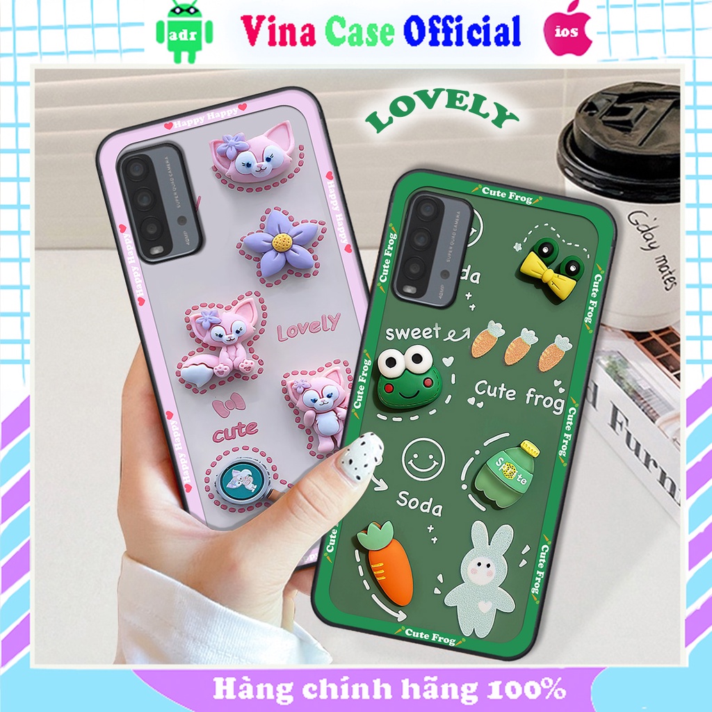 Ốp Xiaomi Redmi 9T in hình hoạt hình cute, dễ thương , đáng yêu