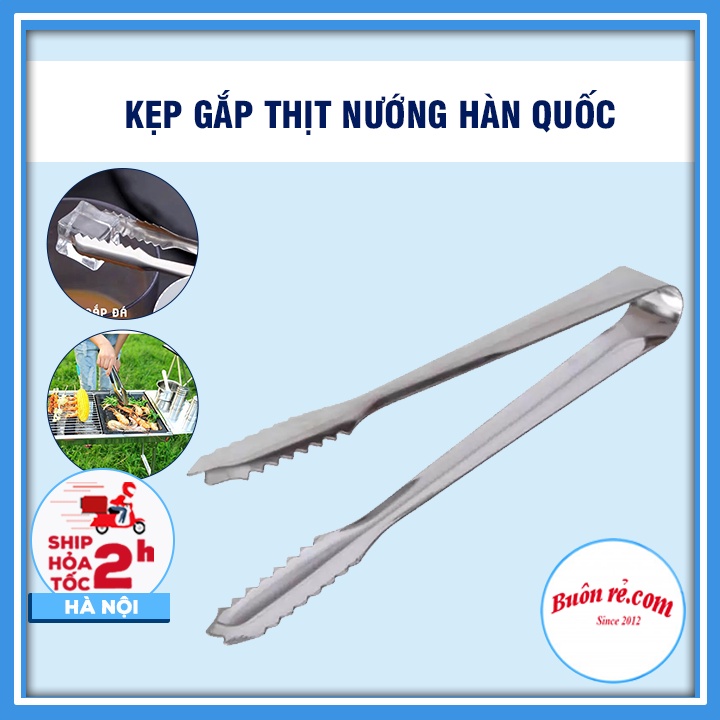 KẸP GẮP THỊT NƯỚNG 29CM INOX HÀN QUỐC - br00319