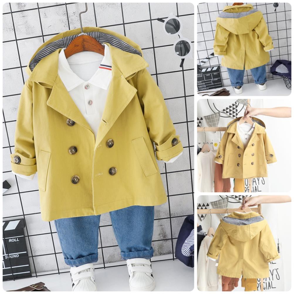 IAK7 Size 90-120 Áo khoác kaki, măng tô cho bé trai, siêu đẹp Hàng Quảng Châu Thời trang trẻ em