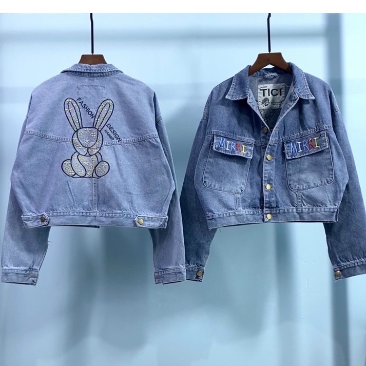 [THỜI TRANG MÙA HÈ] [Ảnh Chụp Thật] Áo Khoác Jeans Nữ - Áo Khoác Bò Cao Cấp Form Rộng Freesize Mẫu Thiết Kế Mới Đẹp