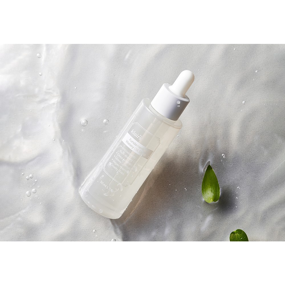 Tinh dầu dưỡng ẩm, phục hồi da Klairs Fundamental Watery Oil Drop 50ml