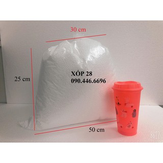 0.2 kg hạt xốp eps cỡ hạt 3-4 ly hạt xốp nhồi vỏ gối lười ghế lười bỏ hộp quà trang trí sự kiện chèn hàng