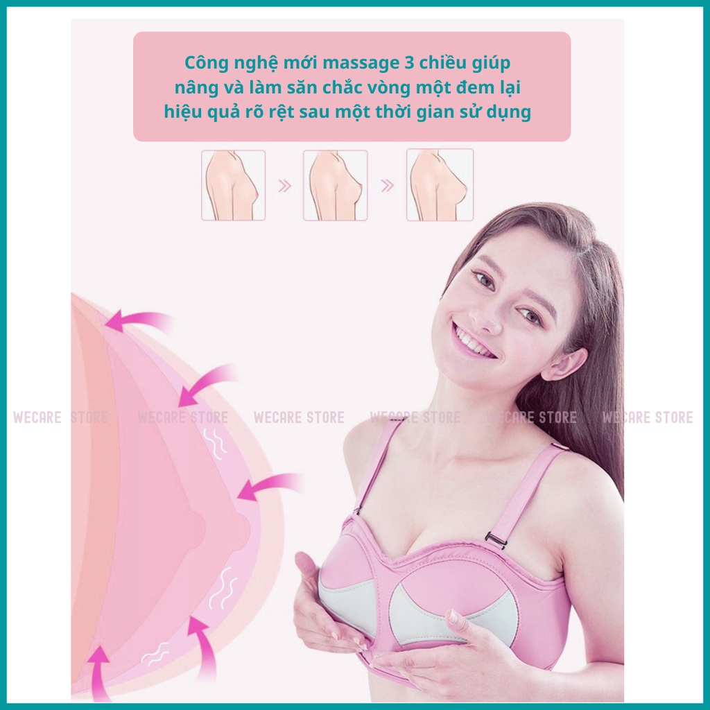 Máy nâng ngực, Máy massage giúp cải thiện vóc dáng vòng 1 - Chống chảy xệ, săn chắc, giúp lưu thông máu-Bảo hành uy tín