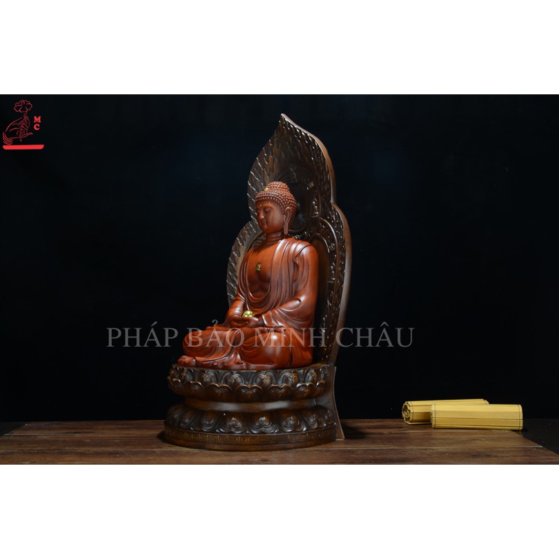 TAM BẢO NHỰA THÍCH CA 26&quot; VÂN GỖ