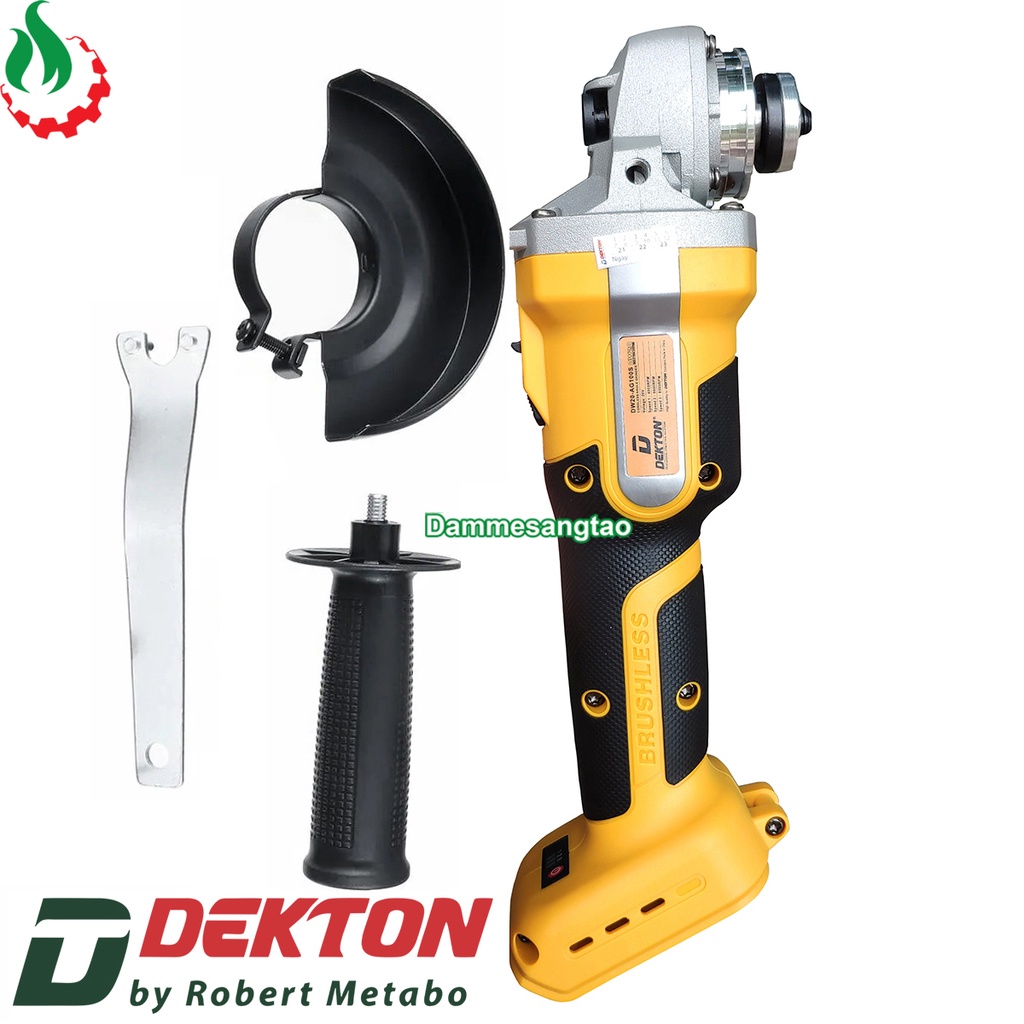 Thân máy mài góc dùng pin Dekton DW20 AG100S chân pin Dewalt (Không pin sạc)